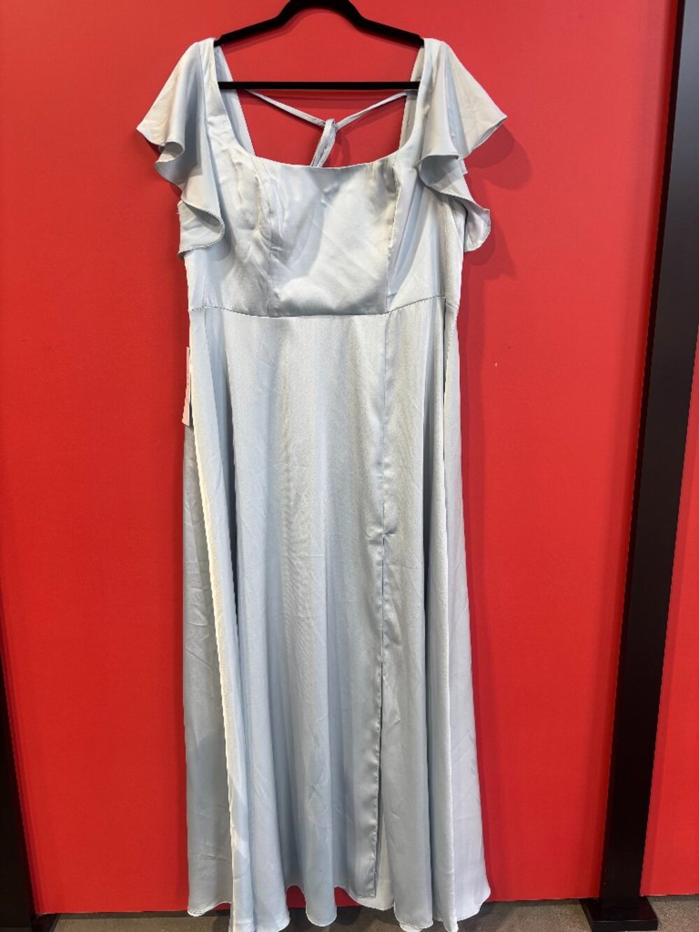 Bridesmaid or Grad Dress, Azazie, Size 18, Baby Blue
